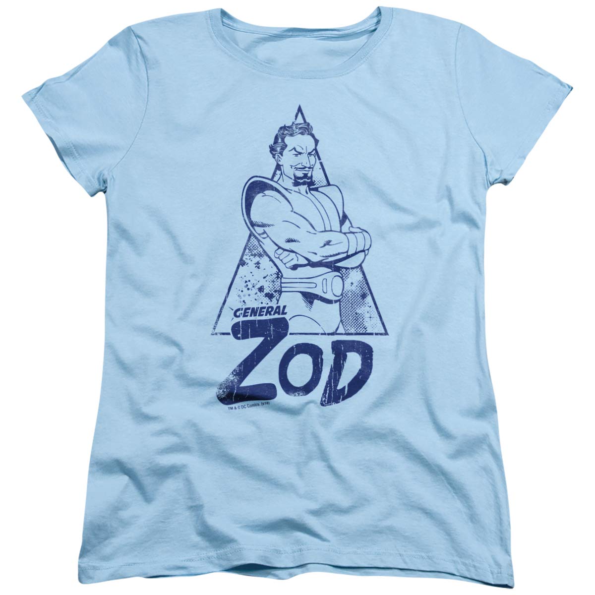 Vintage Superman Zod Women's T-Shirt | DC Comics Graphic Tee | Casual Superhero Shirt for Fans & Collectors | Perfect for Cosplay, Comic Con & Everyday Wear