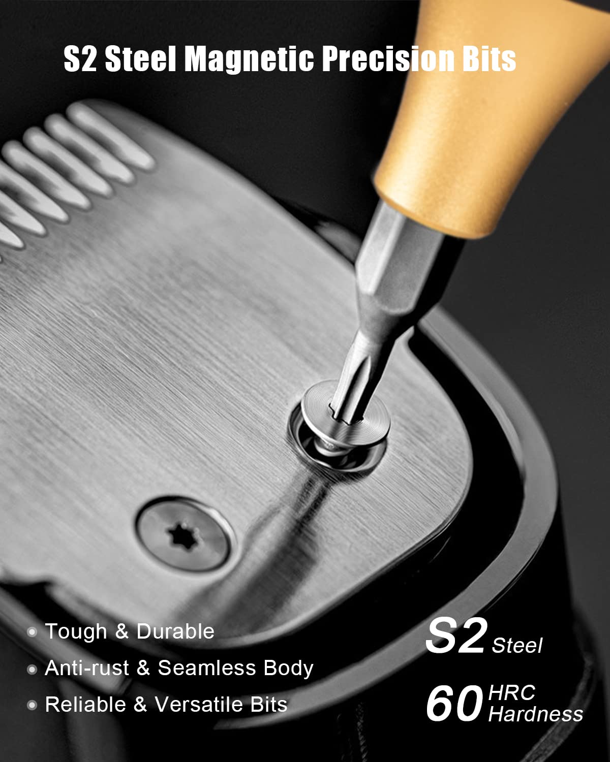 Monzaryan 22 in 1 Precision Mini Screwdriver Set - Magnetic Pen Style Repair Tool Kit with 22 Bits for Electronics, Laptop, Phone, Watch & Small Device Repair | Professional DIY & Home Improvement Gadget