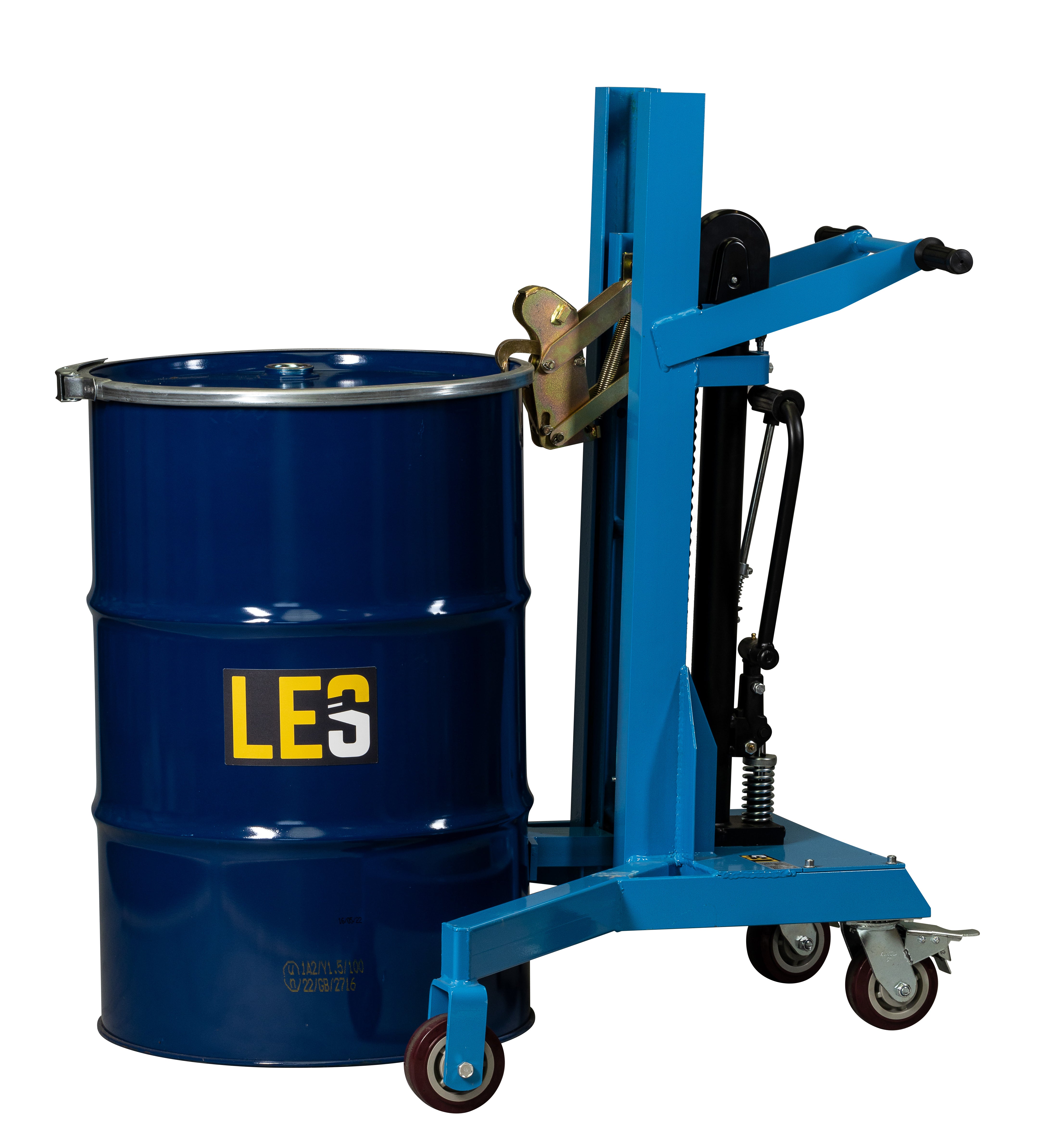 Hydraulic Drum Palletizer Truck - Heavy Duty Drum Lifter for Warehouse & Industrial Use - Perfect for Loading, Unloading & Transporting Barrels Safely