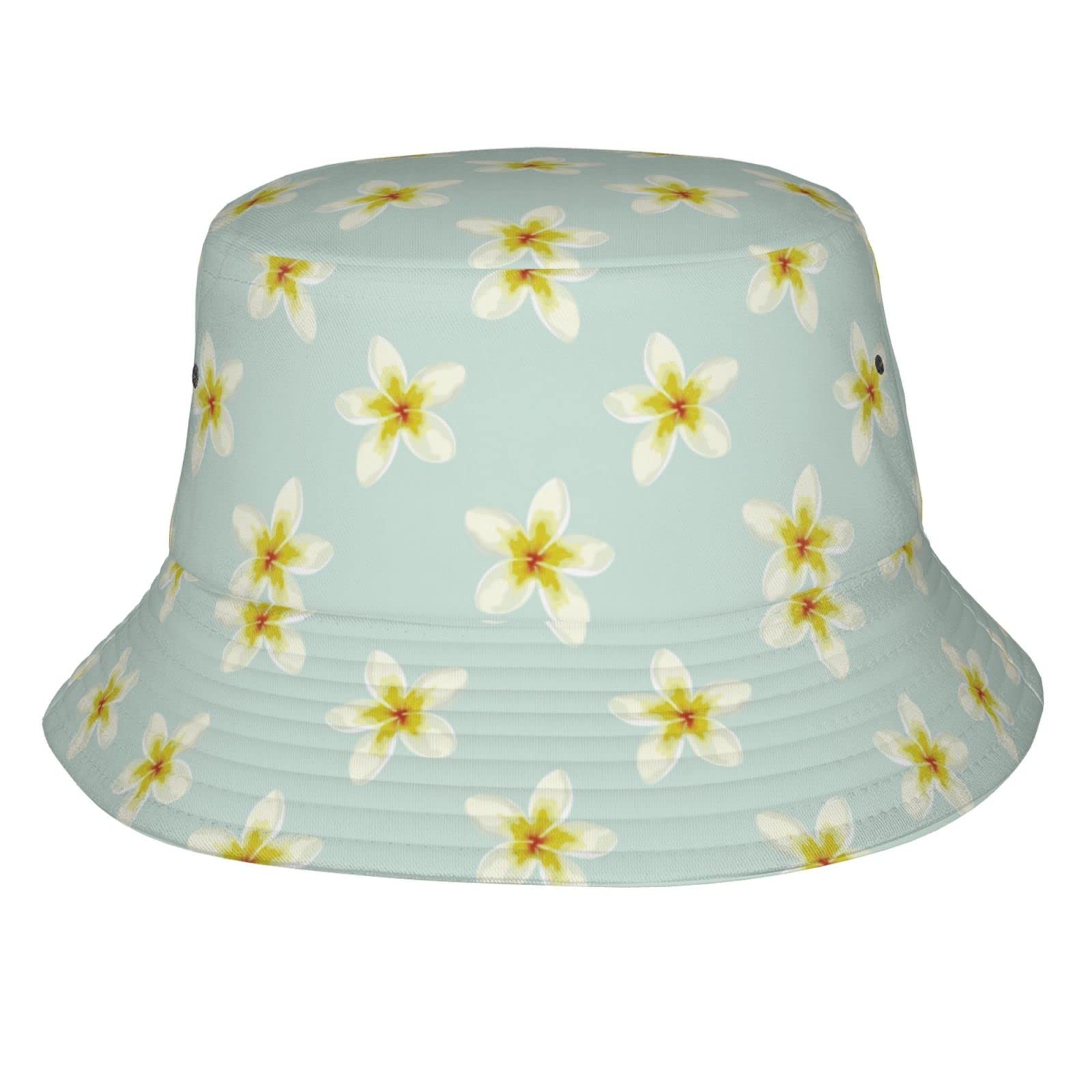 Unisex Doodle Strawberry Print Bucket Hat - UPF Sun Protection for Men & Women - Perfect for Travel, Beach, and Outdoor Activities