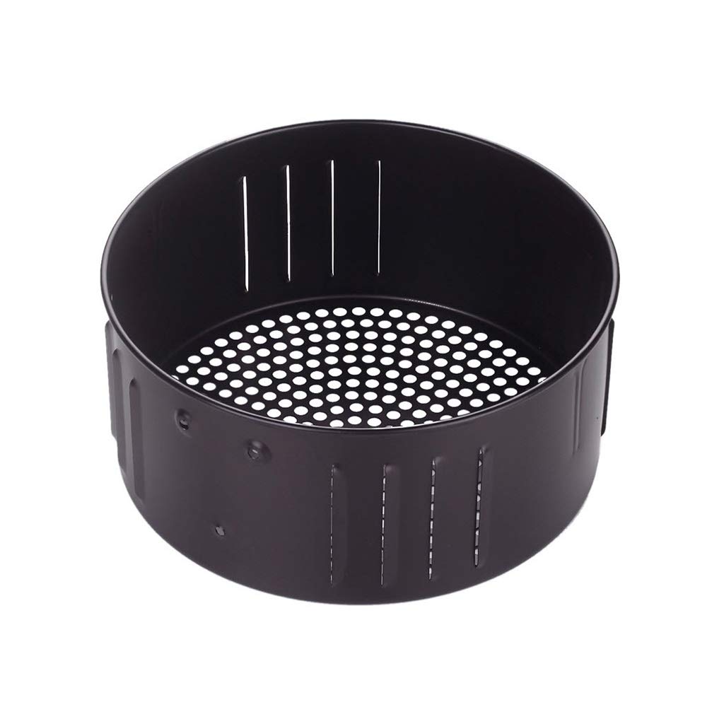 2.6L & 3.5L Non-Stick Air Fryer Basket with Oil Drain Pan - Perfect for Baking, Frying, and Healthy Cooking | Ideal for Chicken Wings, French Fries, and Family Meals