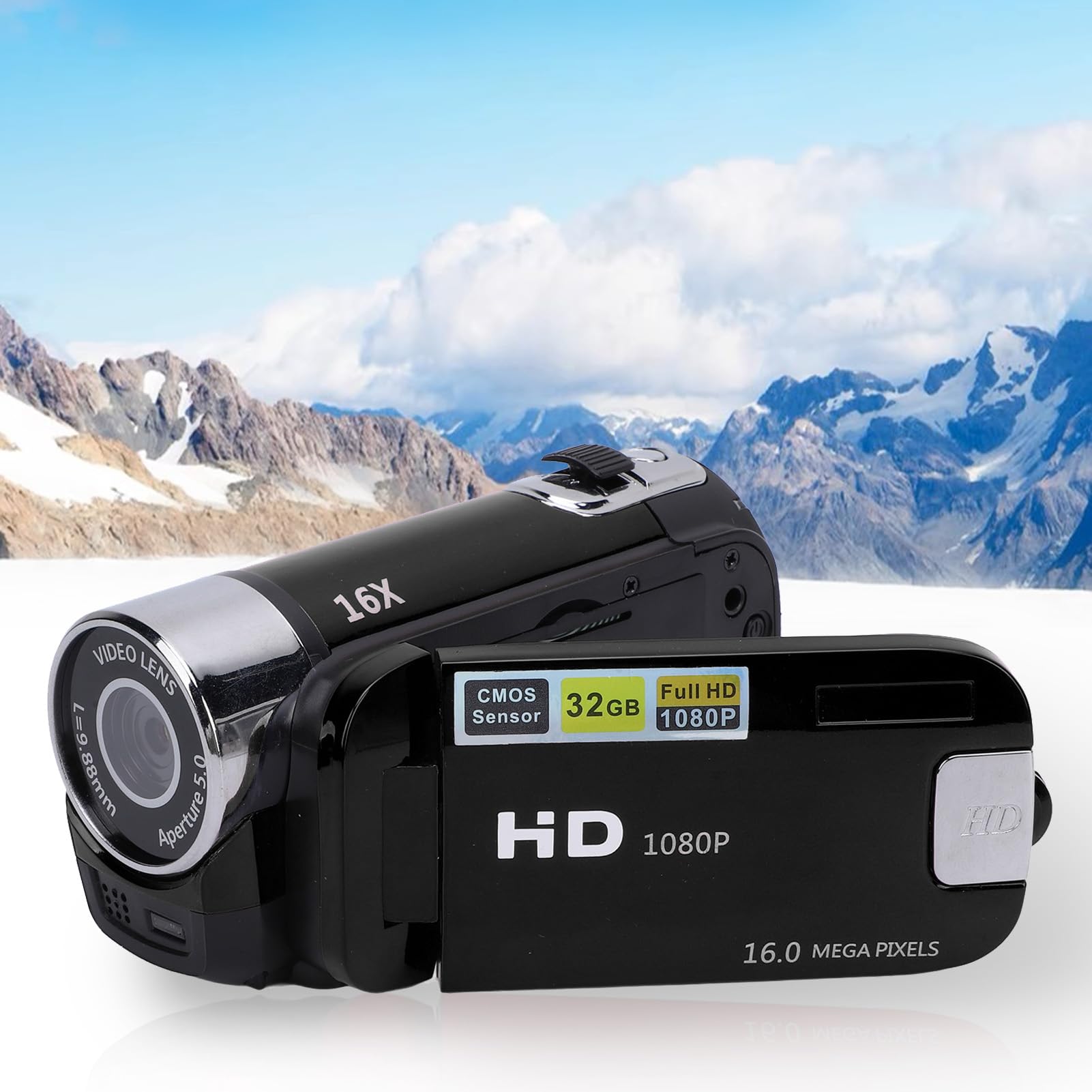 Annadue 1080P HD Camcorder - 16X Zoom, 2.4