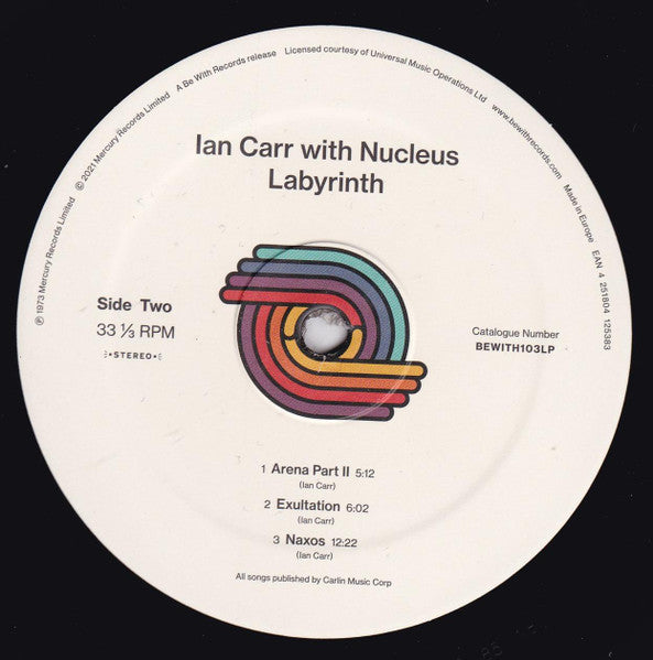 Ian Carr With Nucleus - Labyrinth LP Vinyl Record Album (Reissue, Mint Condition) - Perfect for Jazz Collectors & Audiophiles