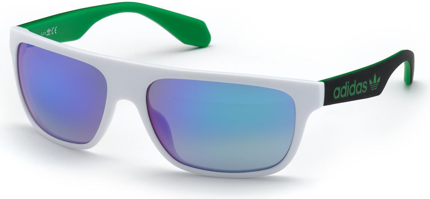 21Q - White / Green Mirror Lenses - Green