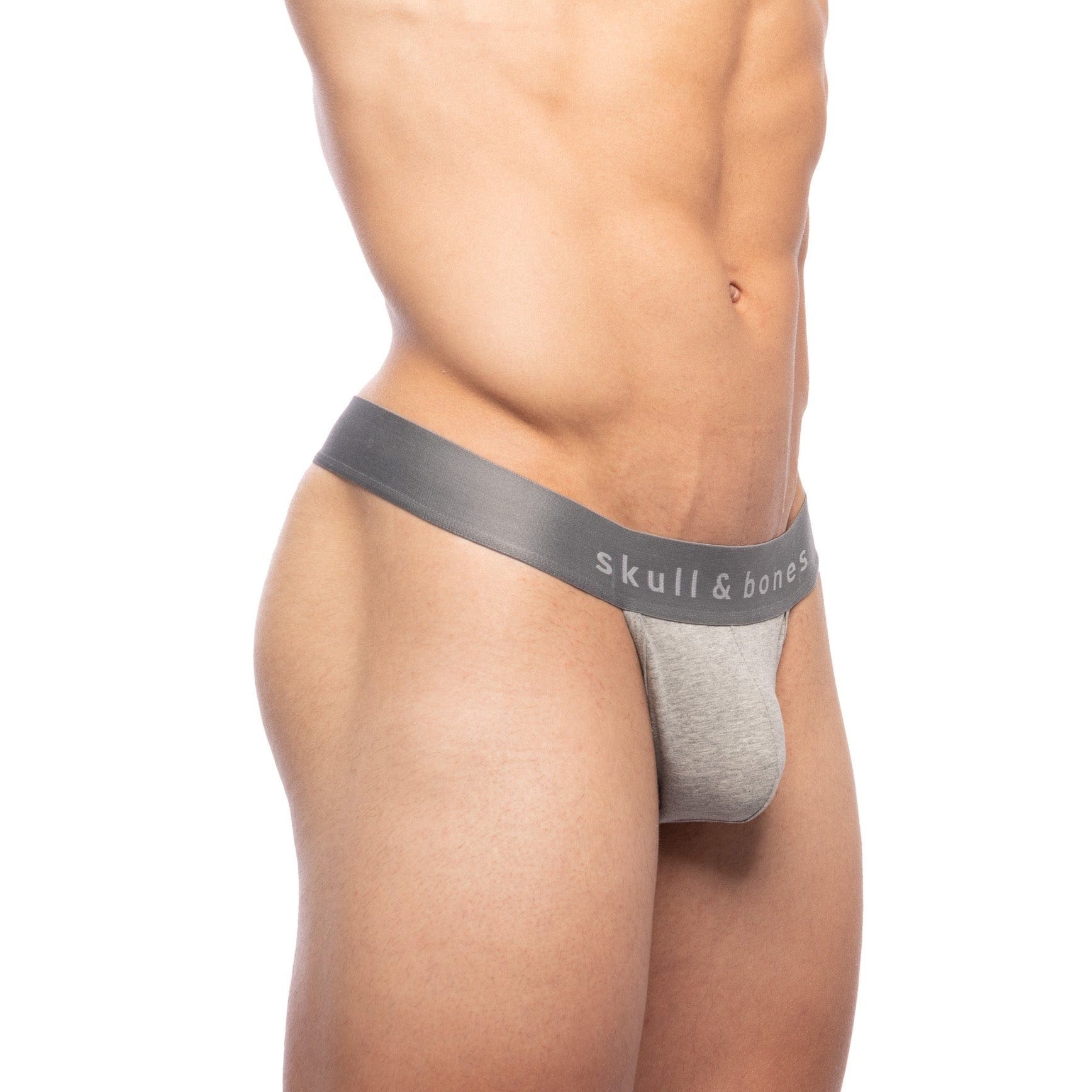 Just the Bones Thong Grey - Comfortable Women's Underwear for Everyday Wear & Intimate Moments