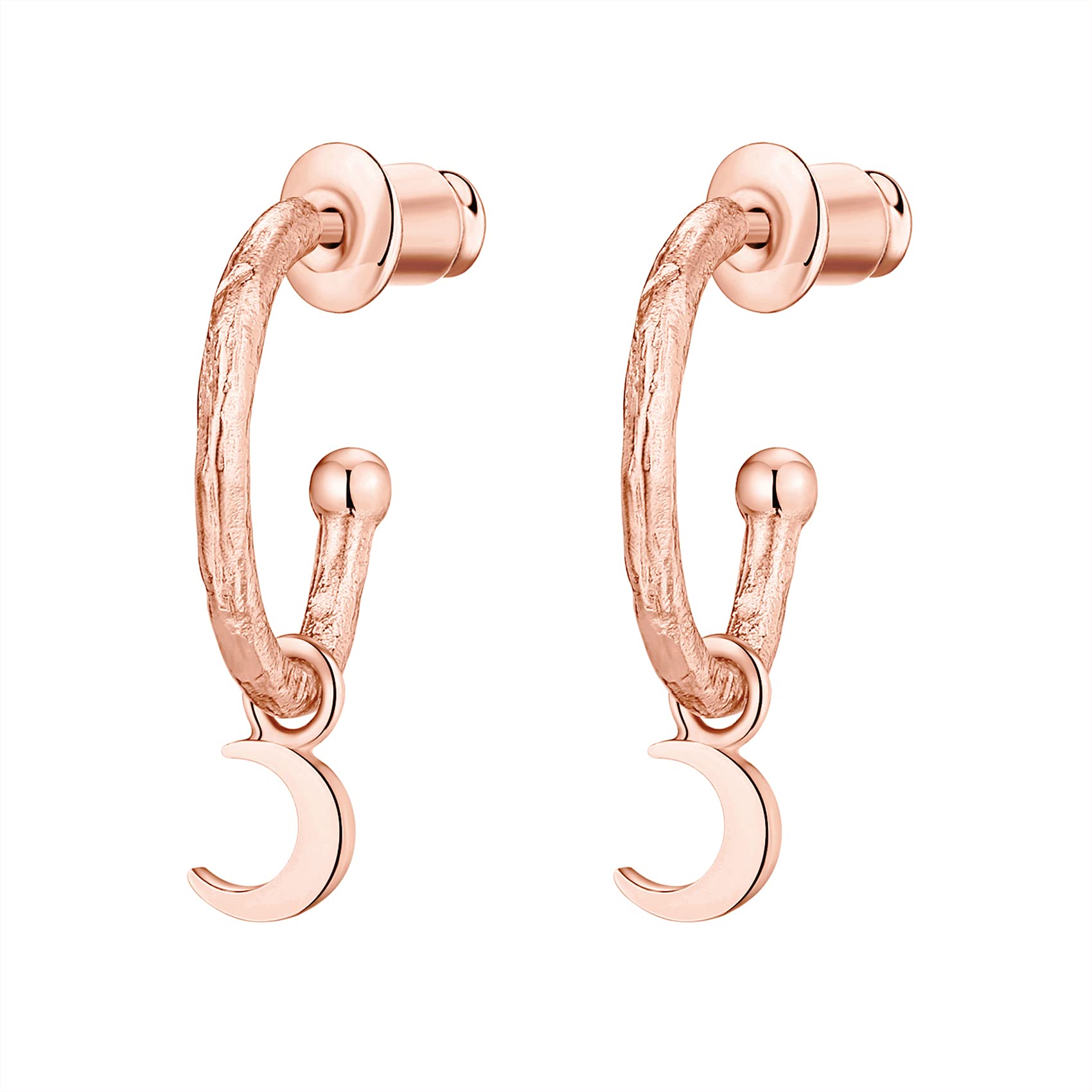 PAVOI 14K Gold Plated 925 Sterling Silver Huggie Hoop Earrings with Dangle | Small Hoop Earrings for Women | Trendy Everyday Jewelry | Perfect for Work, Date Night & Special Occasions