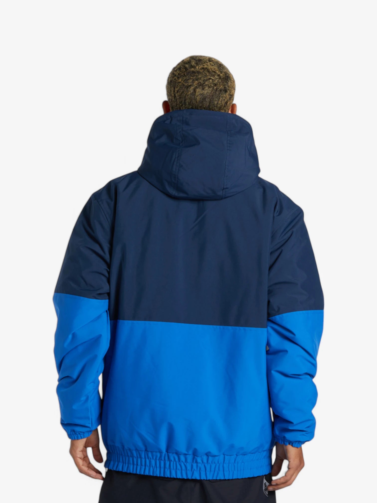 DC Snow Nexus Anorak Jacket - Blue, White & Orange - Waterproof Winter Coat for Men & Women - Perfect for Skiing, Snowboarding & Outdoor Adventures