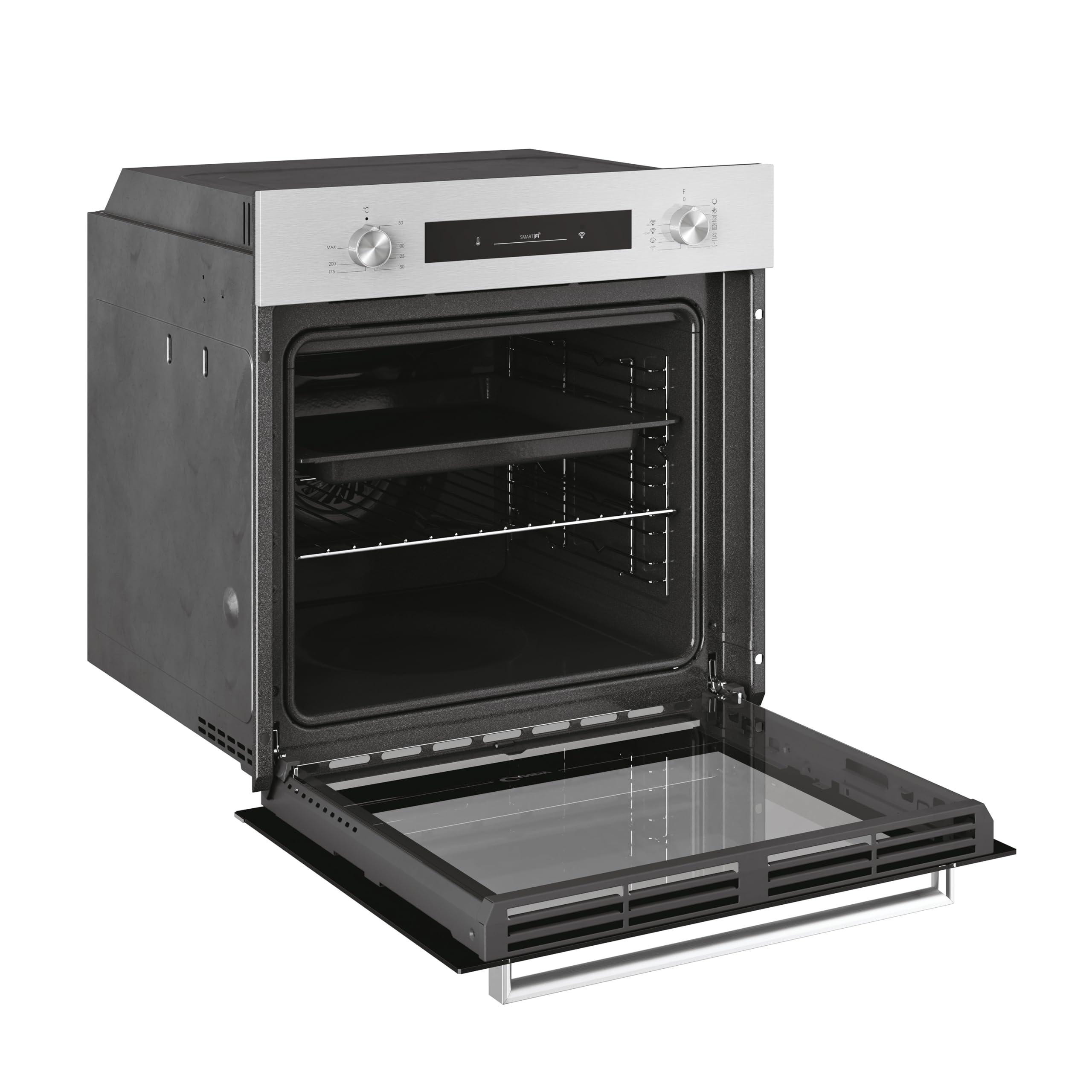 Candy Horno FCP602X E0 Electric Oven - Compact & Efficient for Baking, Roasting & More | Perfect for Small Kitchens & Apartments