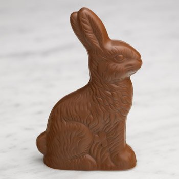 Organic Solid Milk Chocolate Easter Bunny - Lake Champlain, 10.5 oz | Handmade Holiday Treats for Easter Baskets, Gifts & Spring Celebrations