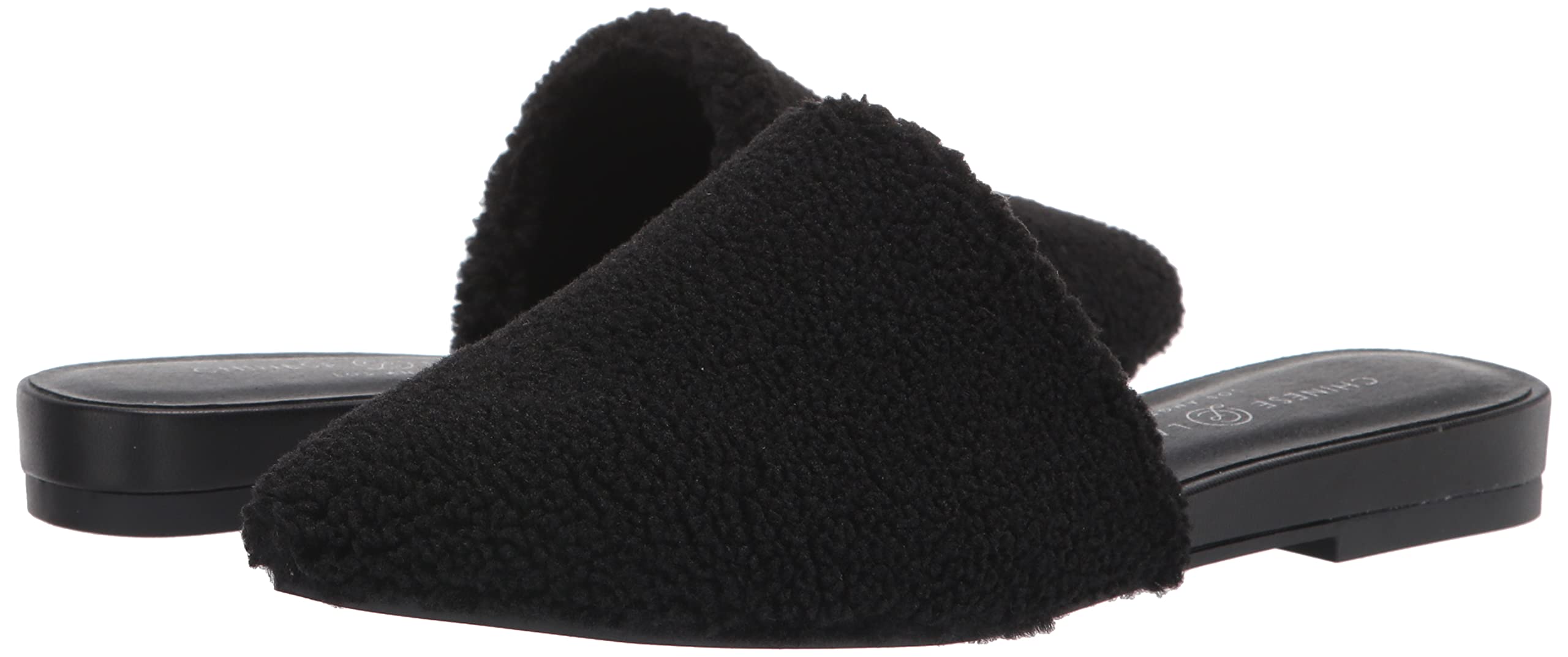 Chinese Laundry Women's Hideout Flu Fleece Mule Slippers - Cozy Indoor/Outdoor House Shoes for Winter Comfort & Relaxation at Home