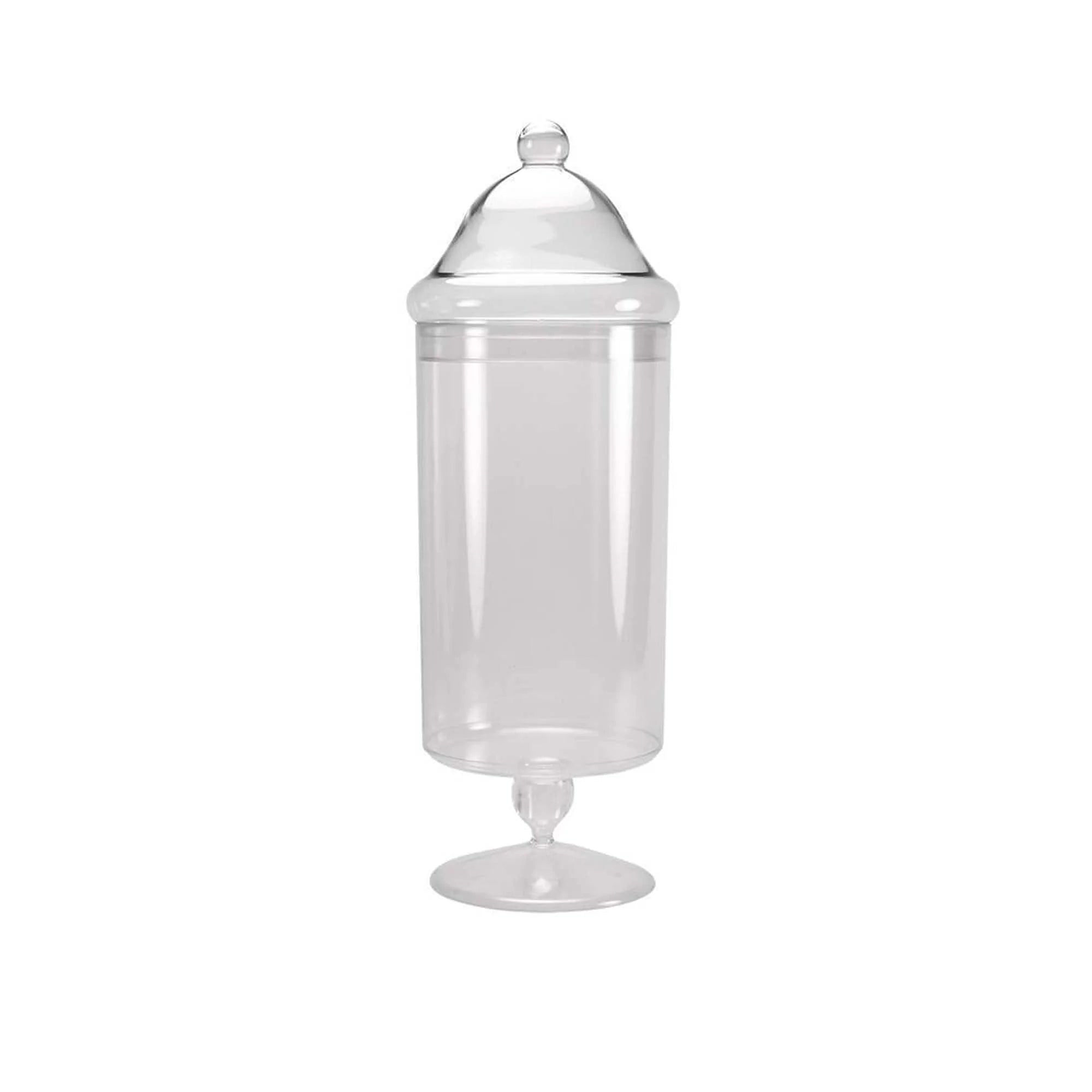 Apothecary Jar with Lid - 78 Oz Glass Storage Container for Kitchen, Bathroom & Office - Perfect for Candles, Cotton Balls, Spices & Decor (1 Count)