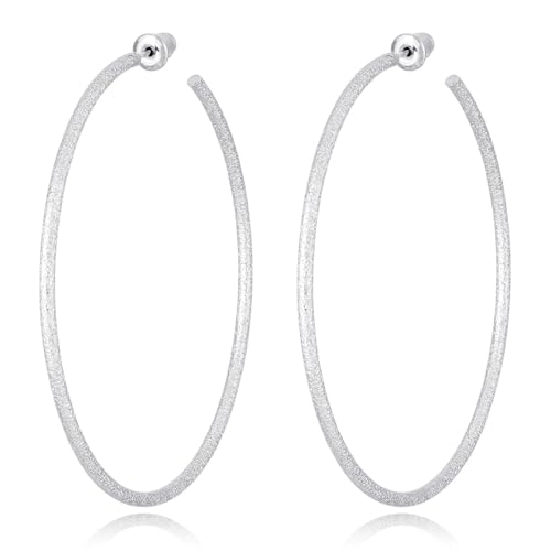 40mm Silver Hoop
