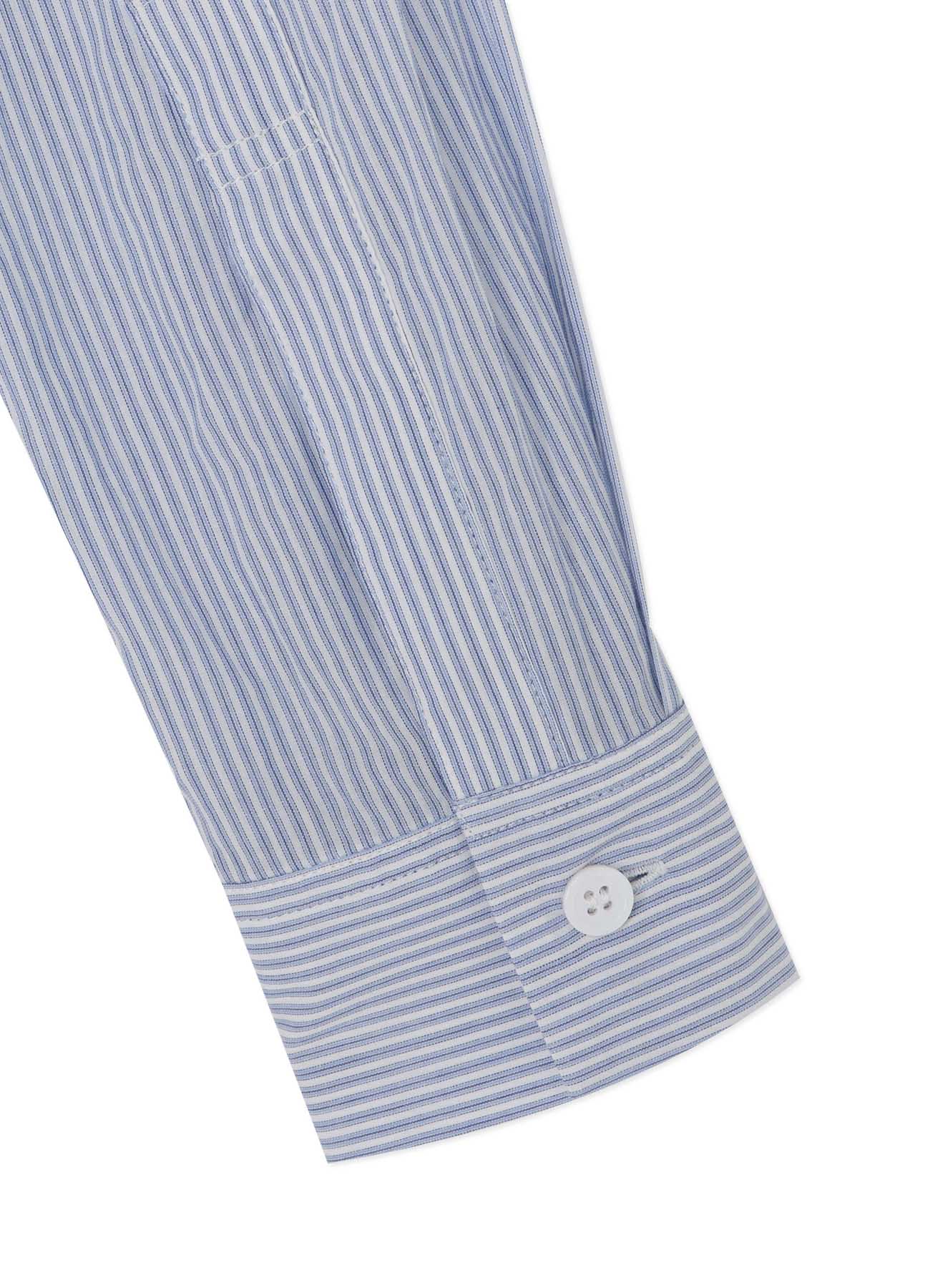 Women's Cotton Striped Back Tie Blouse - Casual & Chic Tops for Work, Date Night & Summer Outfits