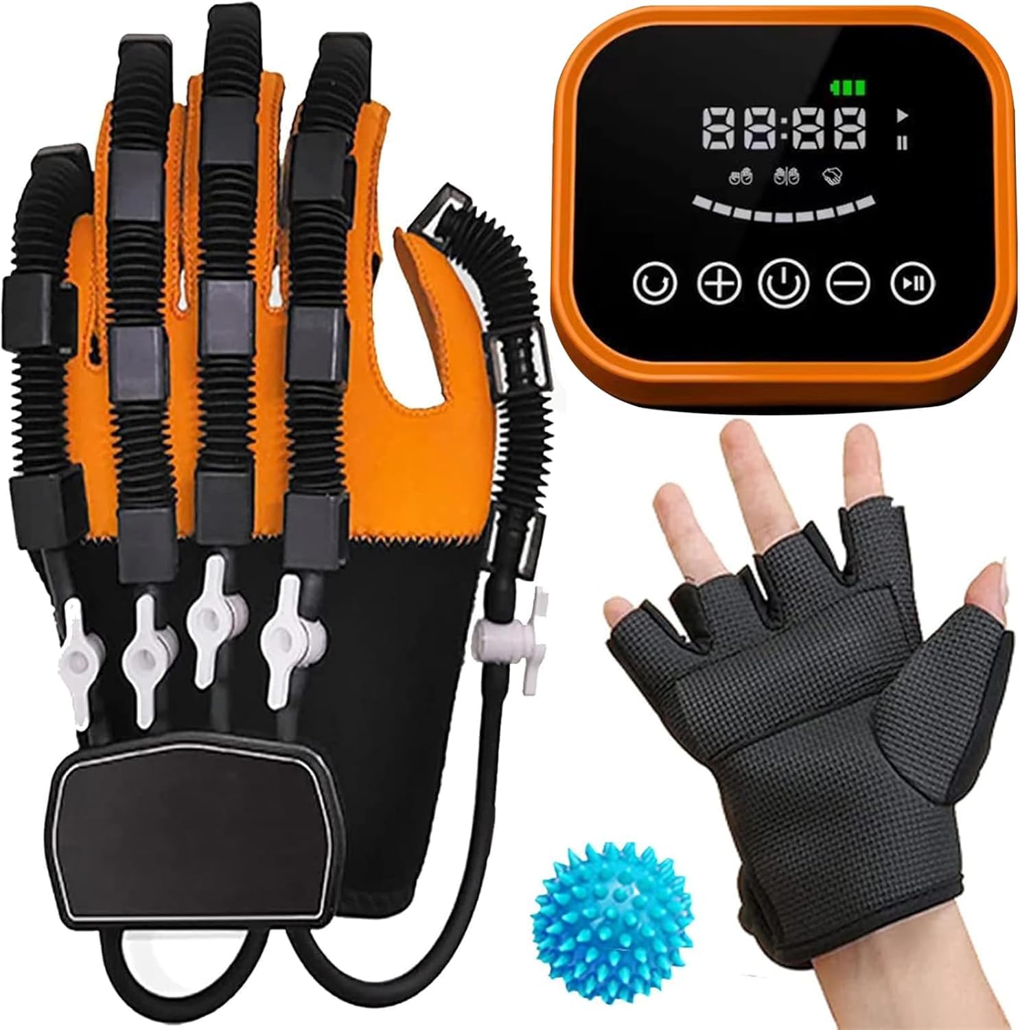 Rehabilitation Robot Glove for Stroke Recovery - Hand Therapy Device with Finger Exerciser for Post-Stroke Rehabilitation & Physical Therapy - Ideal for Home Use and Clinical Settings
