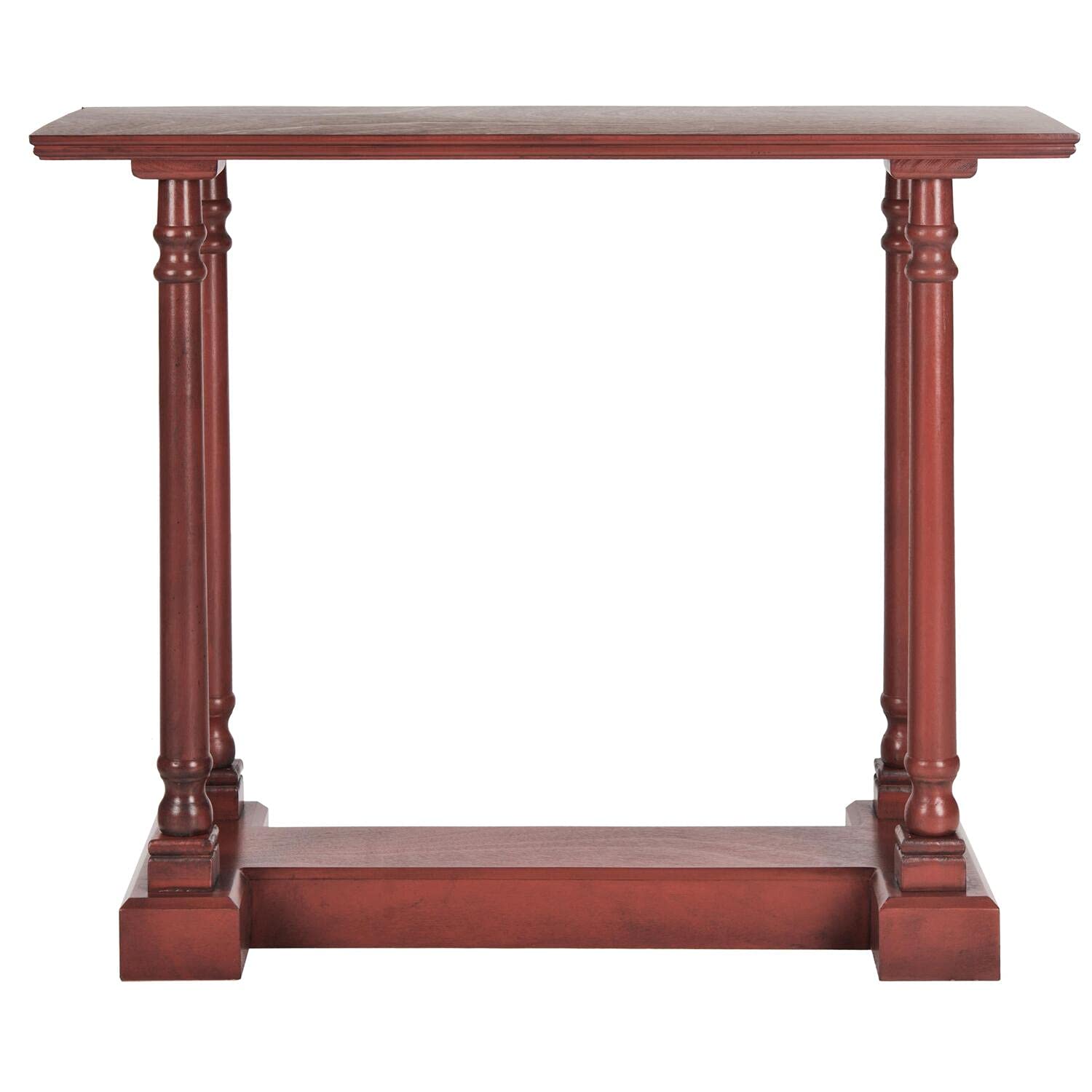 Safavieh American Homes Collection Regan Red Console Table - Elegant Entryway Furniture for Living Room, Hallway & Foyer Decor