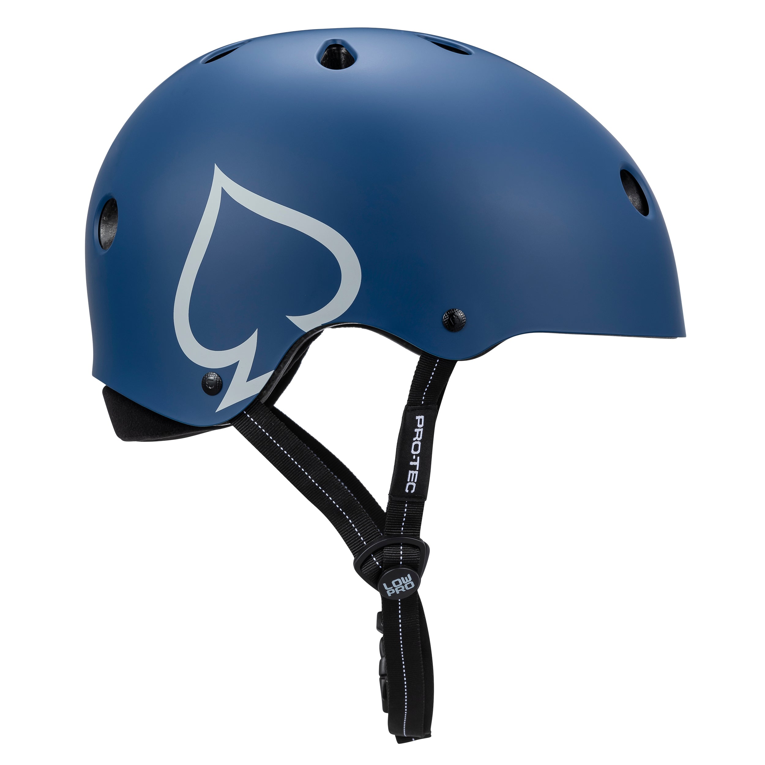 LOW PRO Certified Helmet - Matte Blue - Lightweight & Safe Bike Helmet for Adults - Perfect for Cycling, Commuting & Outdoor Sports