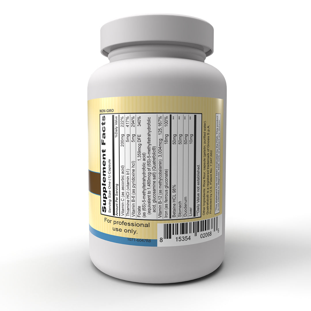 Hemo X™ Supplement for Red Blood Cell Support - 120 Capsules | Promotes Healthy Blood Circulation & Energy Boost for Active Lifestyles
