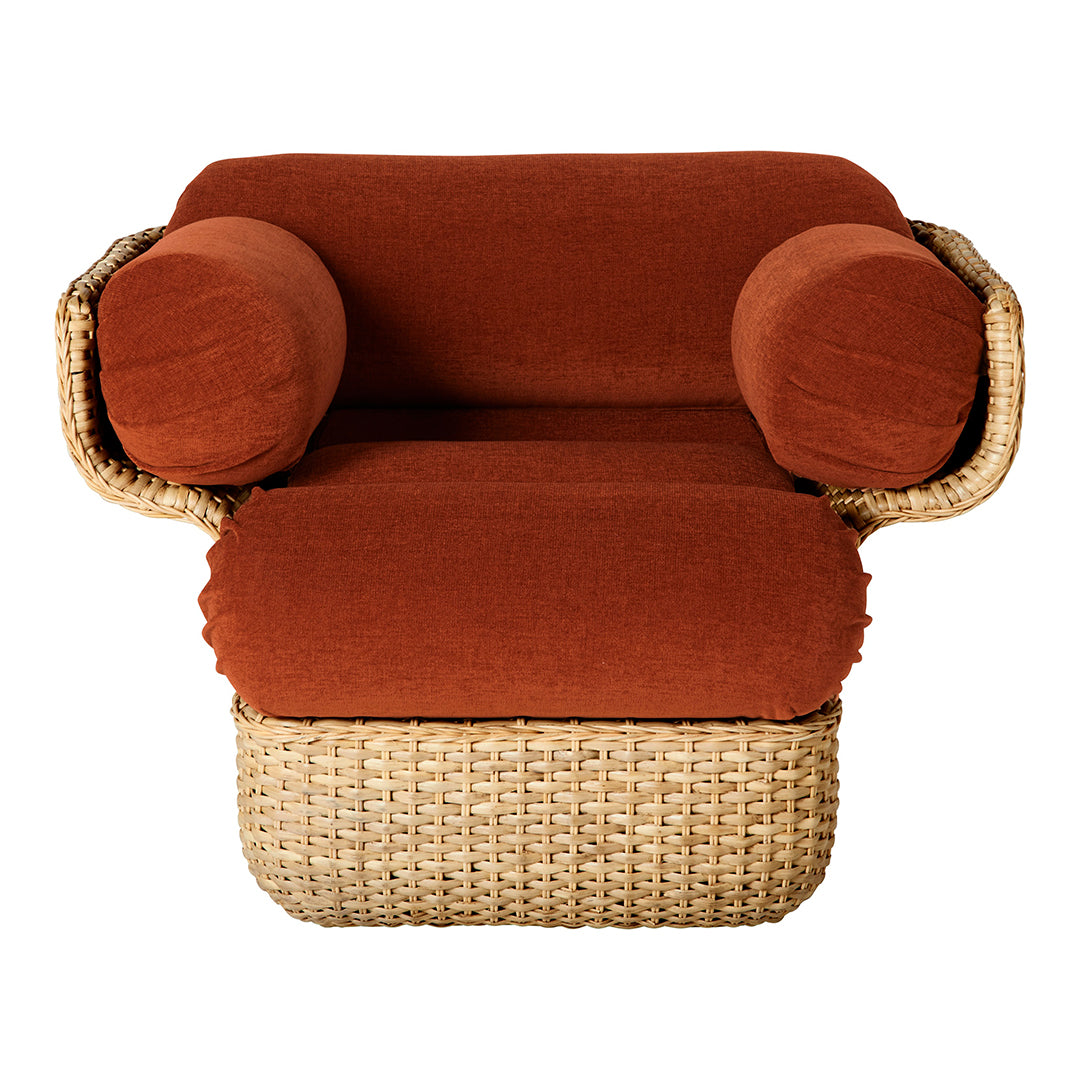Premium Wicker Basket Lounge Chair for Patio, Outdoor & Garden - Comfortable Rattan Hanging Egg Chair with Cushion - Perfect for Relaxing, Reading & Sunbathing