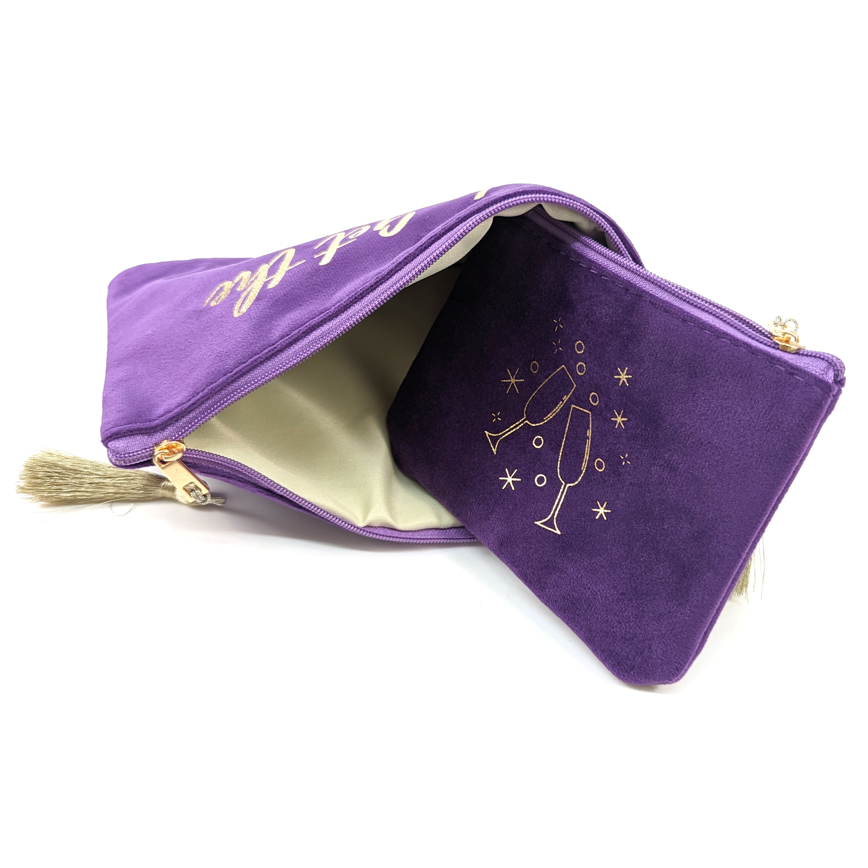 Premium Set of 2 Velvet Evening Bags & Clutches for Women - Elegant Party Accessories for Weddings, Prom & Special Occasions