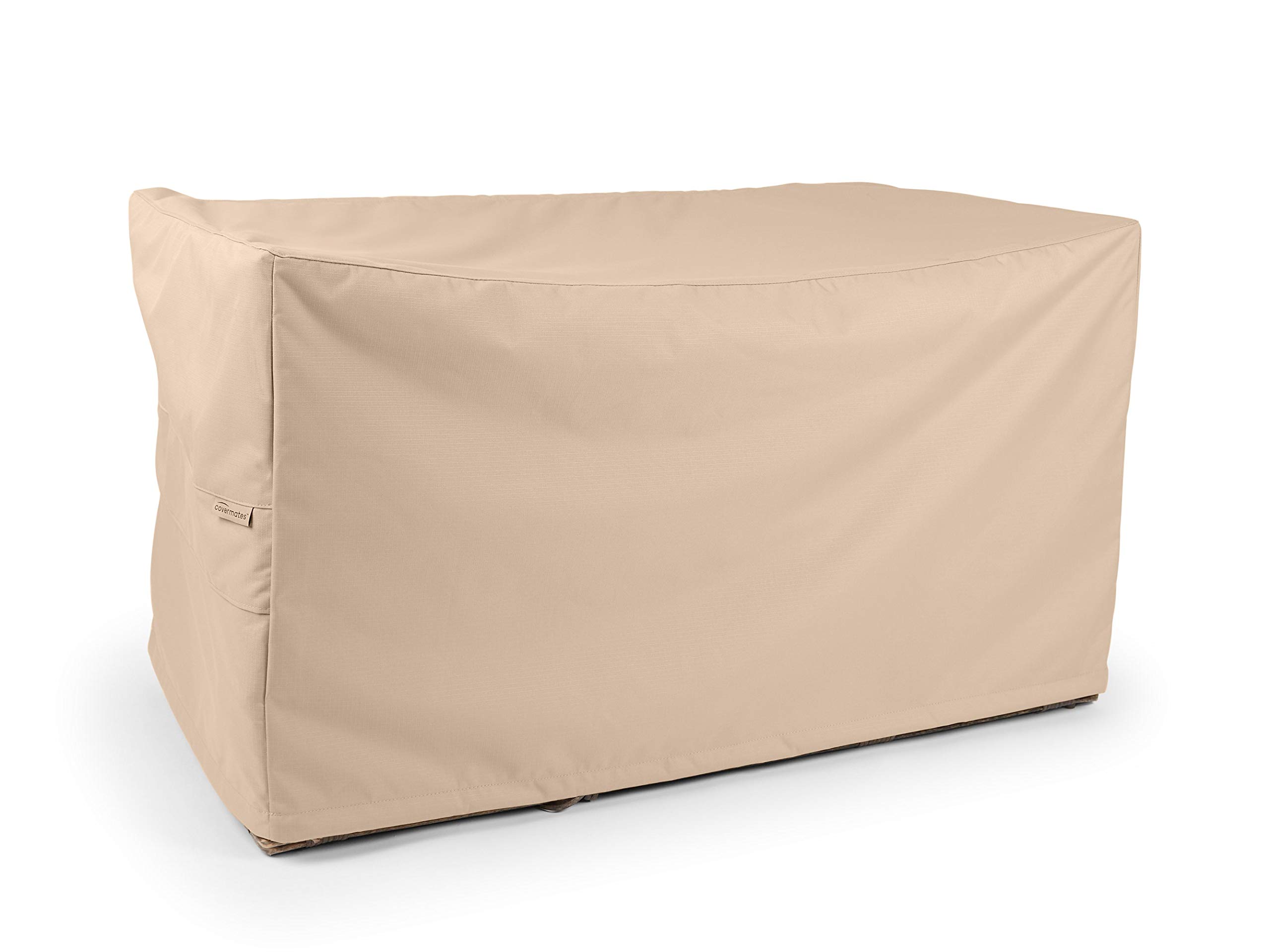 Covermates Modular Sectional Sofa Cover - Heavy-Duty Polyester, Weather Resistant, Drawcord Hem, Ripstop Tan - Perfect for Indoor & Outdoor Furniture Protection, Patio, Deck, and Living Room Use
