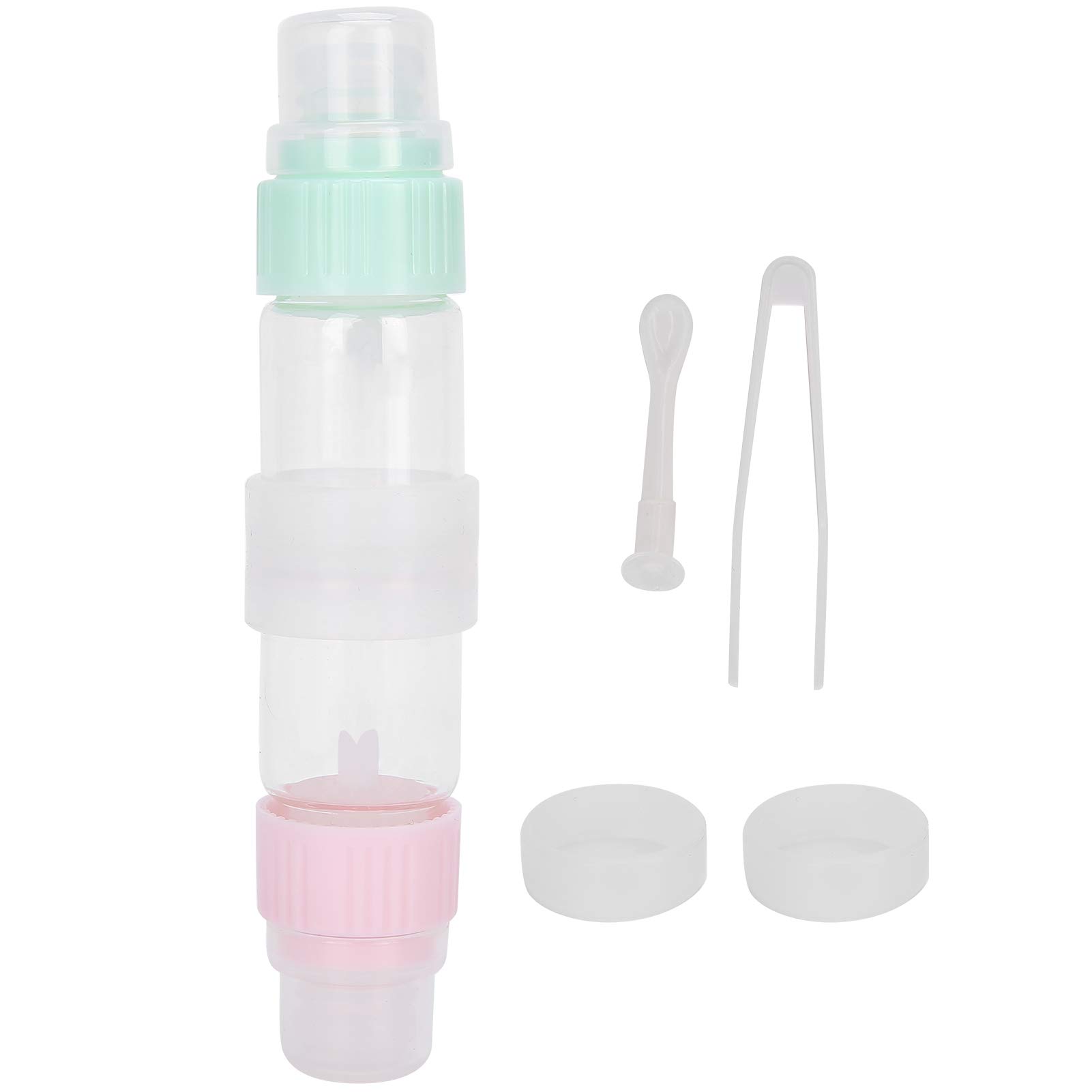 Portable Contact Lens Cleaner & Case - Manual Press Washer for Lens Care at Home & Travel
