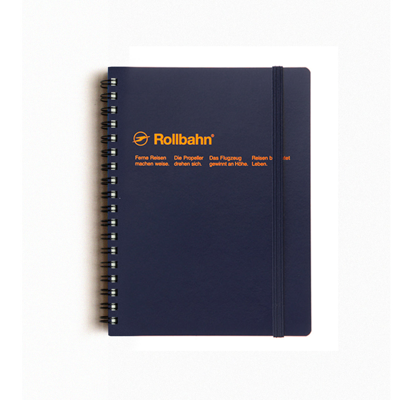 Rollbahn Large Spiral Notebook - A5 Size, 100 Sheets, Durable Cover - Perfect for School, Office & Journaling
