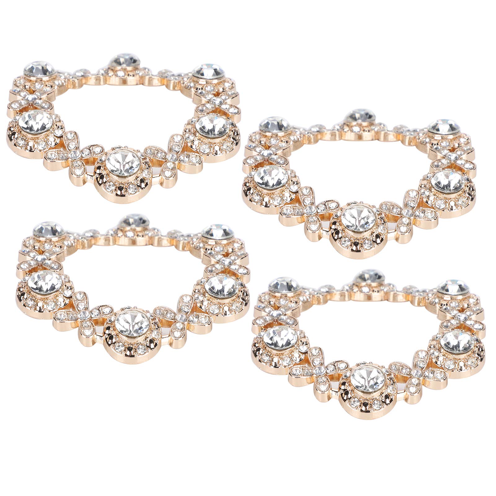 Elegant Pearl Shoe Clips - 2 Pairs Floral Shoe Charms for Women | Perfect for Weddings, Parties, Gifts for Girlfriend & Mother | Dress Up Heels & Flats for Special Occasions