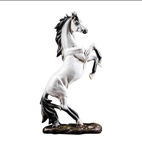Galloping Horse Statue - Modern Bronze Horse Sculpture for Home & Office Decor - Elegant Figurine for Living Room, Bookshelf, or Desk Display - Perfect Gift for Horse Lovers & Art Collectors