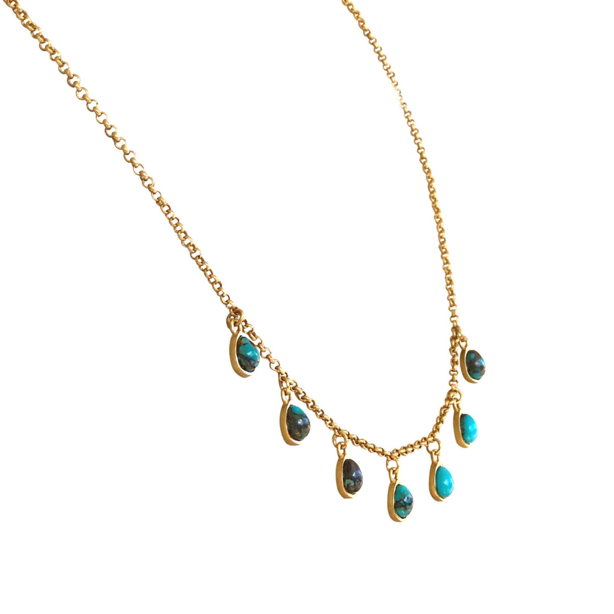 Rise & Shine Turquoise Collar Necklace for Women - Elegant Statement Jewelry for Office, Party & Special Occasions