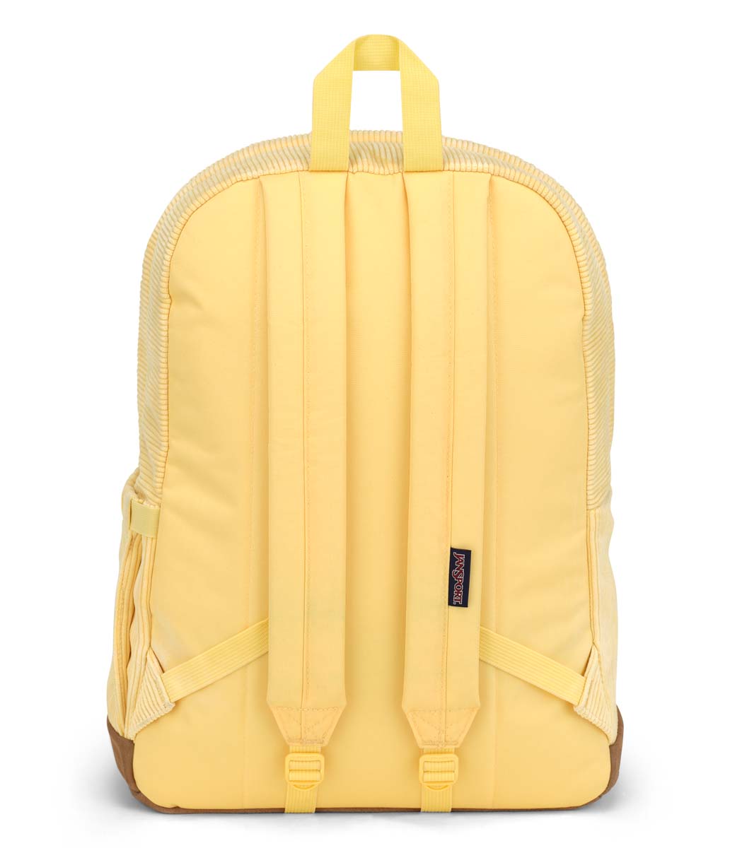 JanSport Right Pack Expressions Backpack - Sun Shimmer Corduroy Fabric for School, College & Travel | Durable Laptop Bag with Padded Straps for Comfort