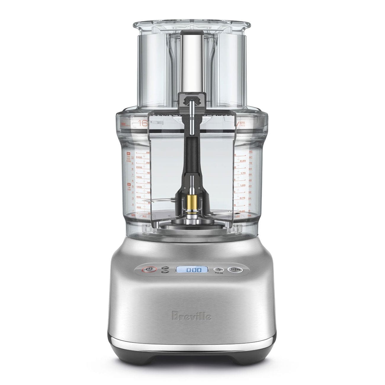 Breville Sous Chef 16-Cup Food Processor - Powerful Kitchen Appliance for Chopping, Slicing & Shredding - Perfect for Meal Prep, Baking & Large Family Cooking