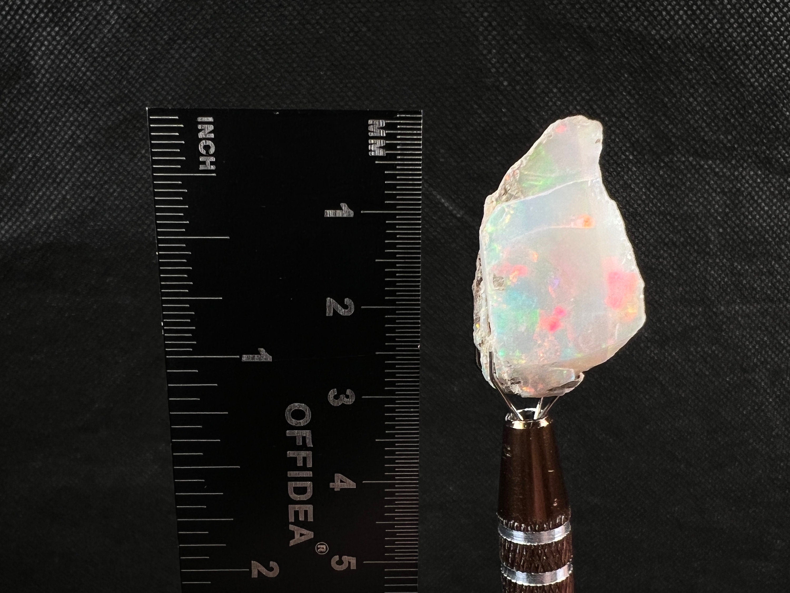 Premium 4A+ Welo Opal Raw Crystal - Certified Cutting Grade Opal Gemstone for Jewelry Making (49963) - Perfect for Rings, Necklaces & DIY Craft Projects
