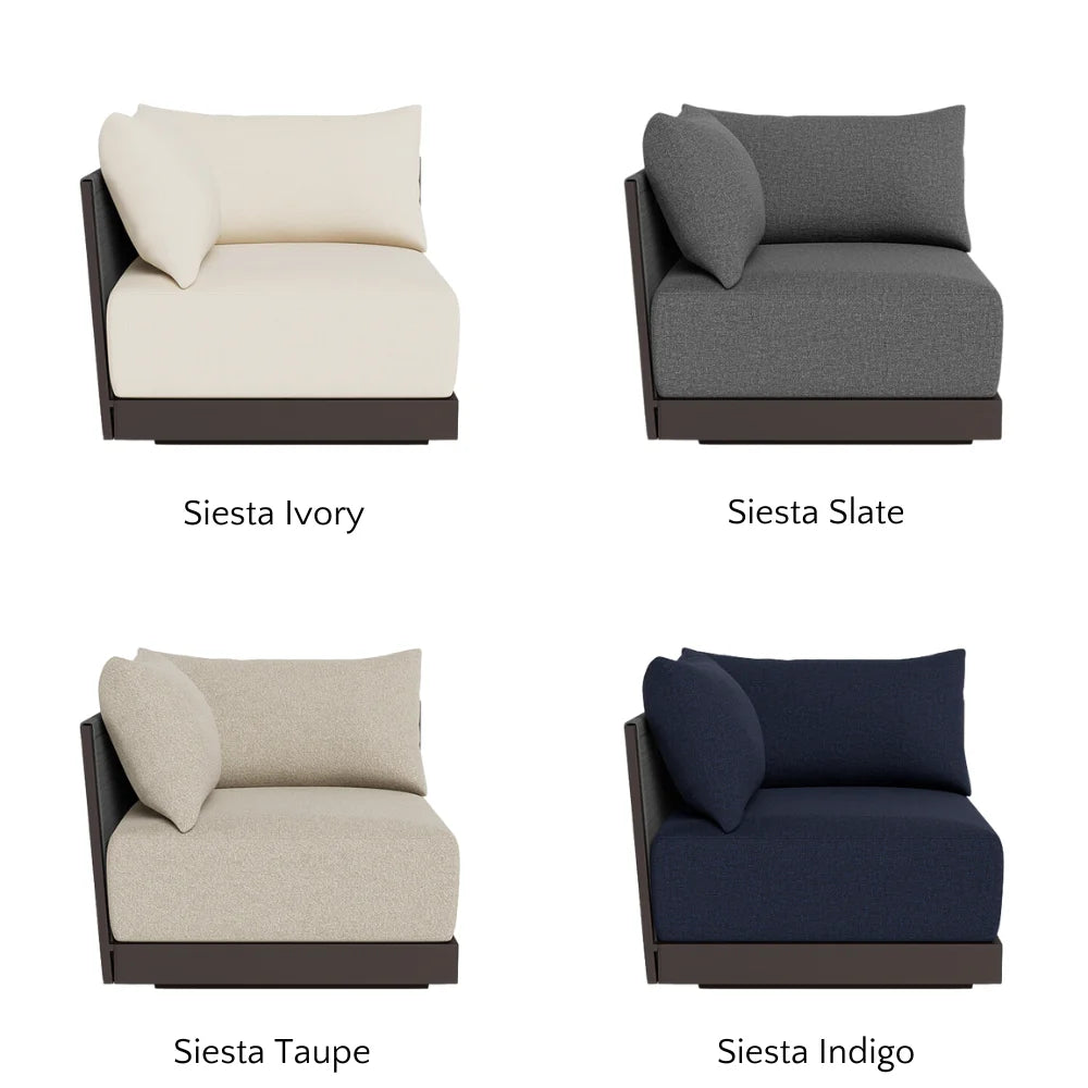 Antigua Outdoor Corner Sectional Sofa Set - Waterproof Wicker Patio Furniture with Cushions - Perfect for Backyard, Poolside & Garden Relaxation