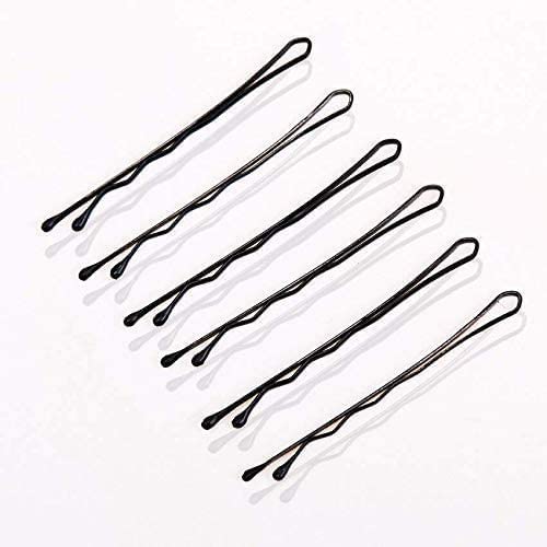 Premium Metal Bob Pins & Bun Maker - Black Hair Styling Clips for Women & Girls | Secure Updos, Ponytails & Braids | 24-Pack Hair Accessories for Daily Use & Special Occasions