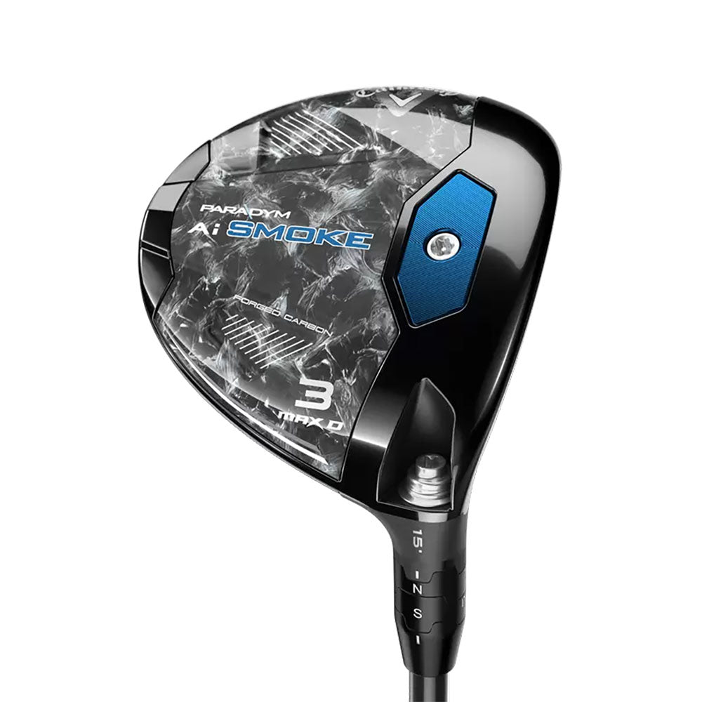 Callaway Paradym Ai Smoke MAX D Right Hand Men's Fairway Wood - High Performance Golf Club for Long Drives & Precision Shots | Perfect for Golfers Seeking Distance & Accuracy on the Course