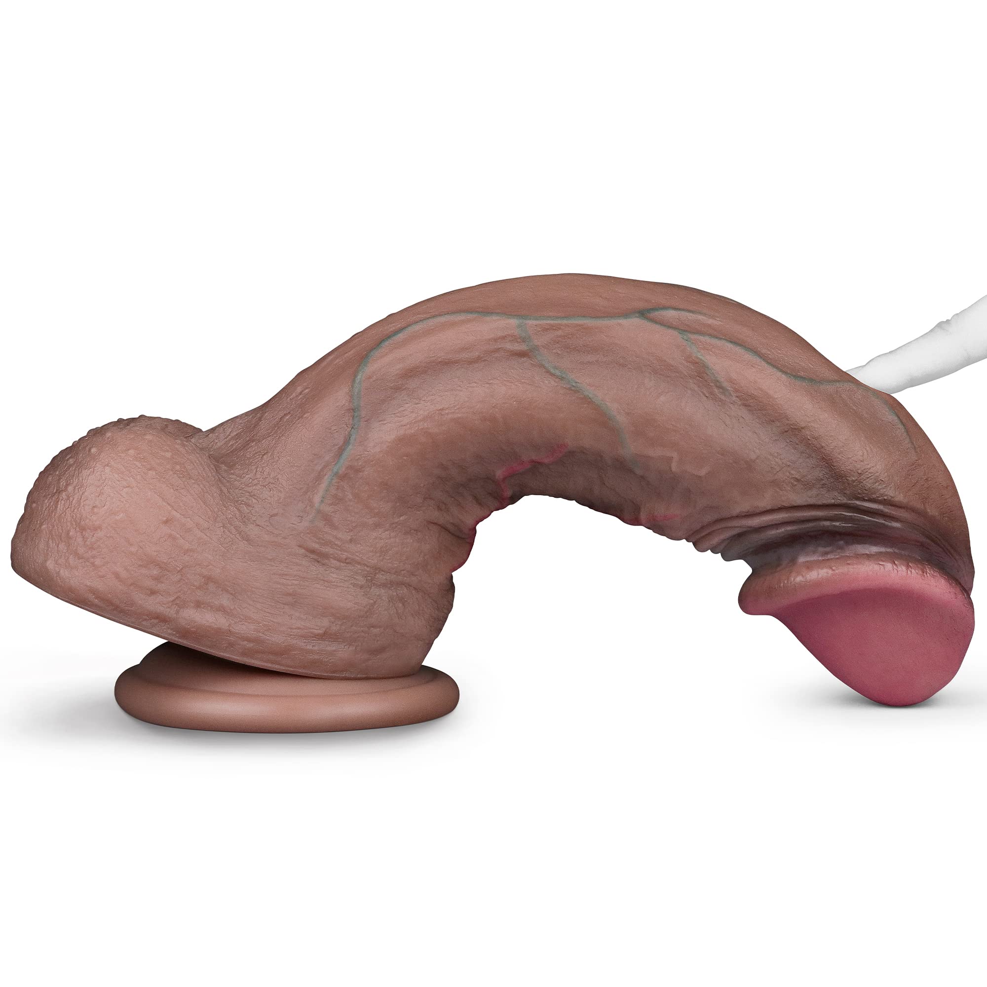 13 Inch Realistic Monster Dildo - Extra Large Dual Density Silicone Anal Toy for Adults | 3