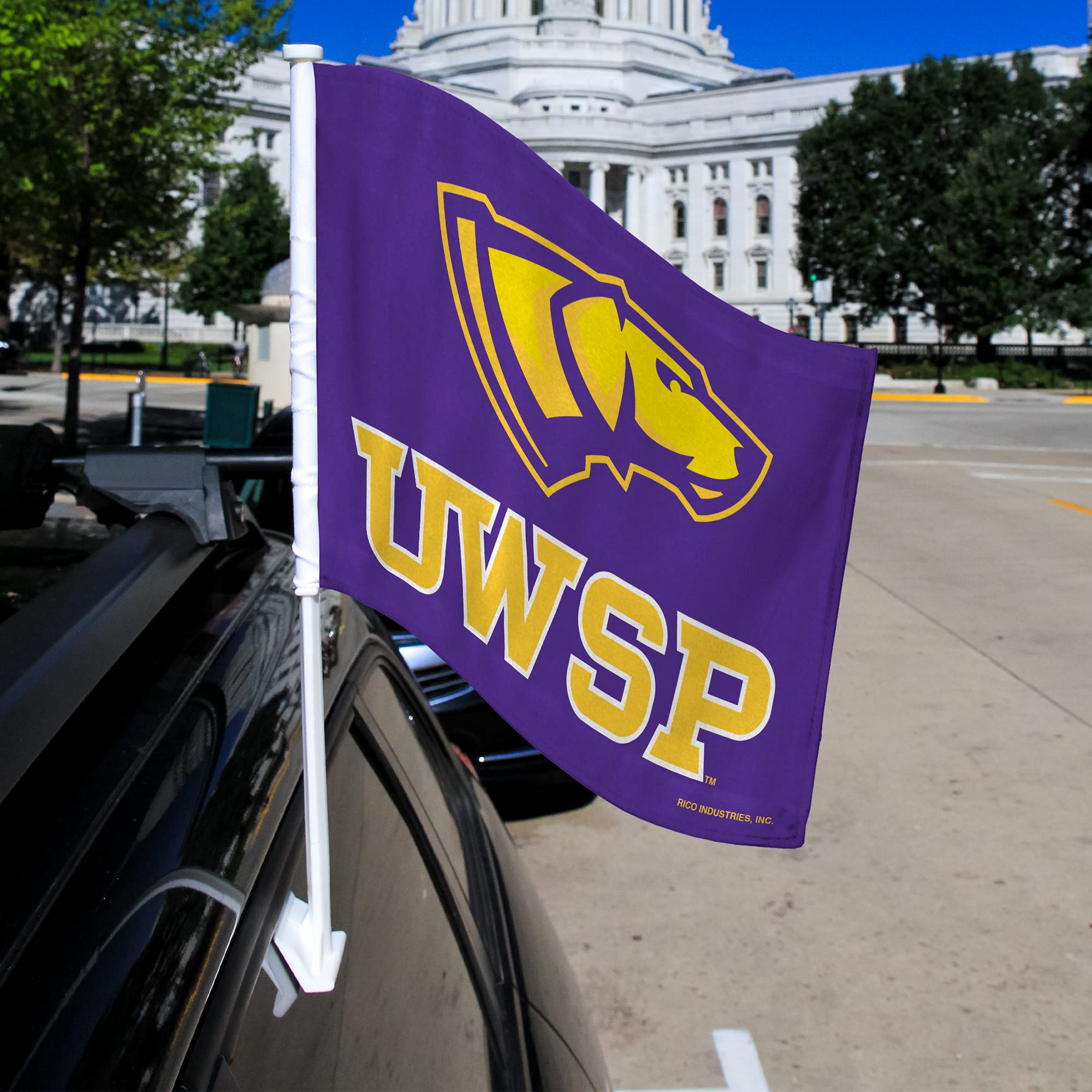 NCAA Wisconsin-Stevens Point Car Flag - 16x19