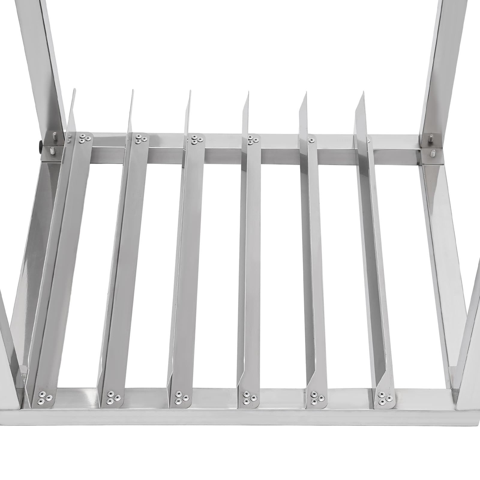 6-Tier Stainless Steel Commercial Baking Tray Rack - Heavy Duty Cookie Cooling Rack for Bakeries, Kitchens & Restaurants | Perfect for Pastry, Bread & Dessert Cooling | Includes Allen Key for Easy Assembly