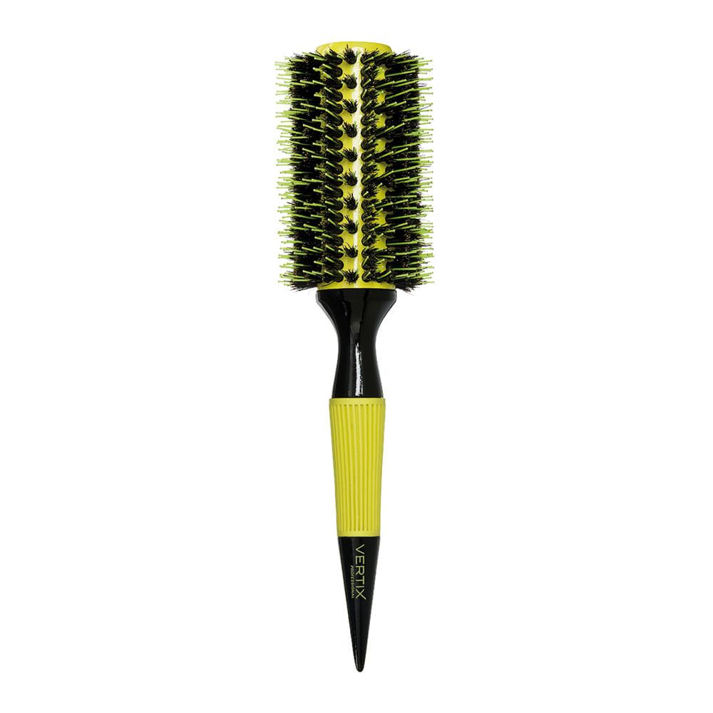 Vertix Professional Ceramic Color 33 Straightening Brush - Ionic Hair Straightener & Styler for Smooth, Frizz-Free Hair at Home or Salon Use