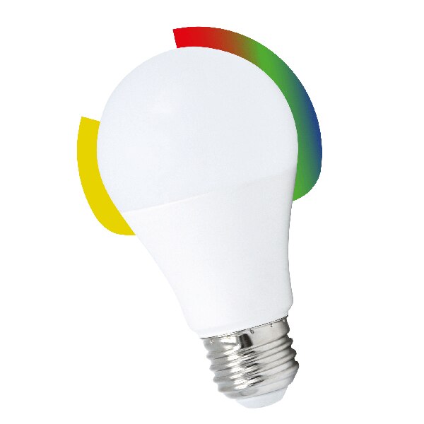 Smart WiFi LED Light Bulb 9W, Multicolor Changing RGB, Dimmable, Works with Alexa & Google Home - Perfect for Bedroom, Living Room, Party Lighting