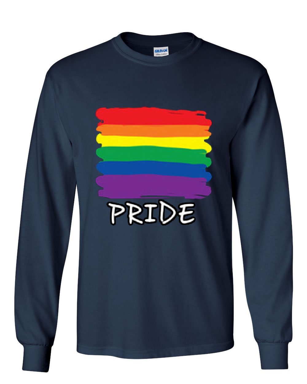 Rainbow Flag LGBT Pride Long Sleeve T-Shirt - Gay Rights Love Wins Tee for Pride Parades, LGBTQ+ Events & Ally Support