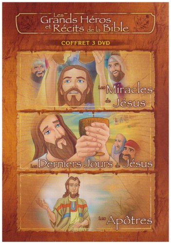 Les Grands héros et récits de la Bible Vol.4: The Apostles - 3 DVD Box Set | Biblical Stories Collection | Perfect for Bible Study Groups & Christian Family Movie Nights