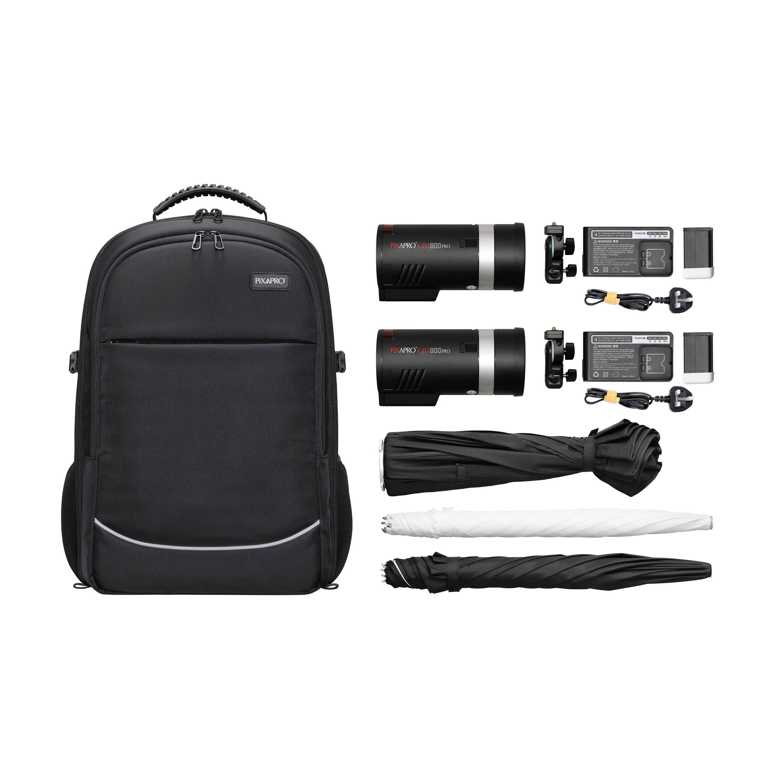 GODOX AD300PRO CITI300Pro Portable Battery Flash Kit - Travel-Friendly Photography Lighting for Outdoor, Studio & On-the-Go Shoots