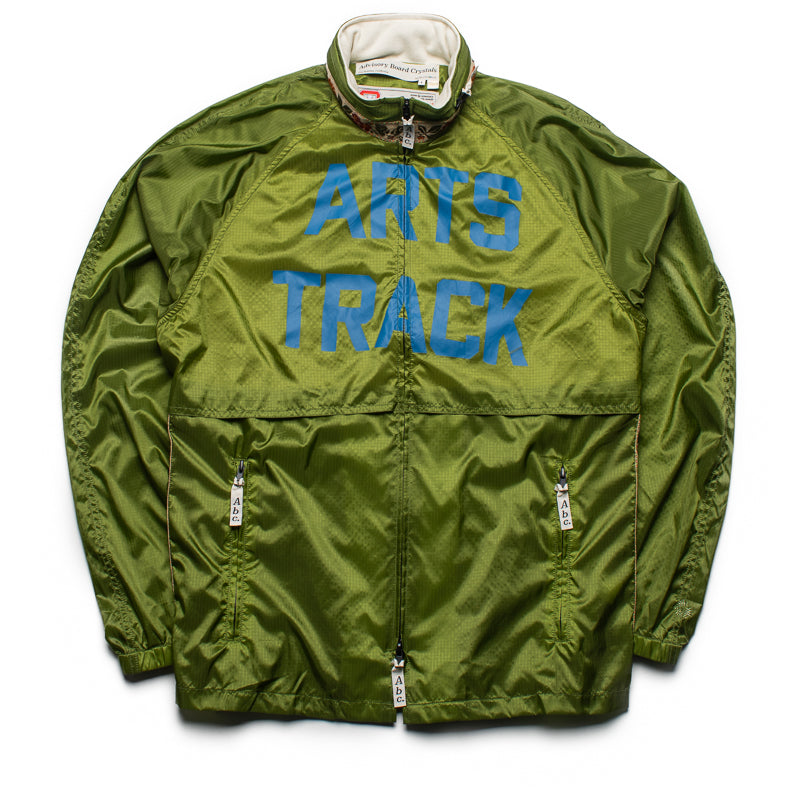 Advisory Board Crystals Art Track Jacket - Green | Stylish Athletic Jacket for Women & Men | Perfect for Running, Gym & Streetwear Fashion