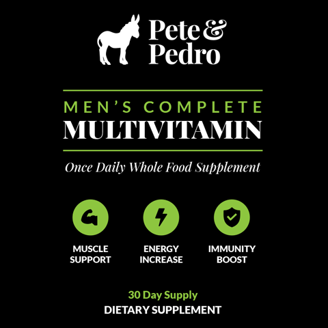 Best Men's Whole Food Multivitamin Supplement - Organic & Natural Daily Vitamins for Energy, Immunity & Wellness - Perfect for Active Lifestyles, Fitness & Workout Recovery