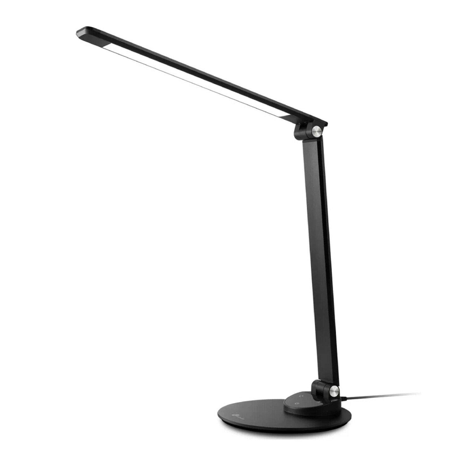 9W USB Touch Control Desk Lamp with 5 Color LED Lighting - Perfect for Home Office, Study, and Bedroom Reading