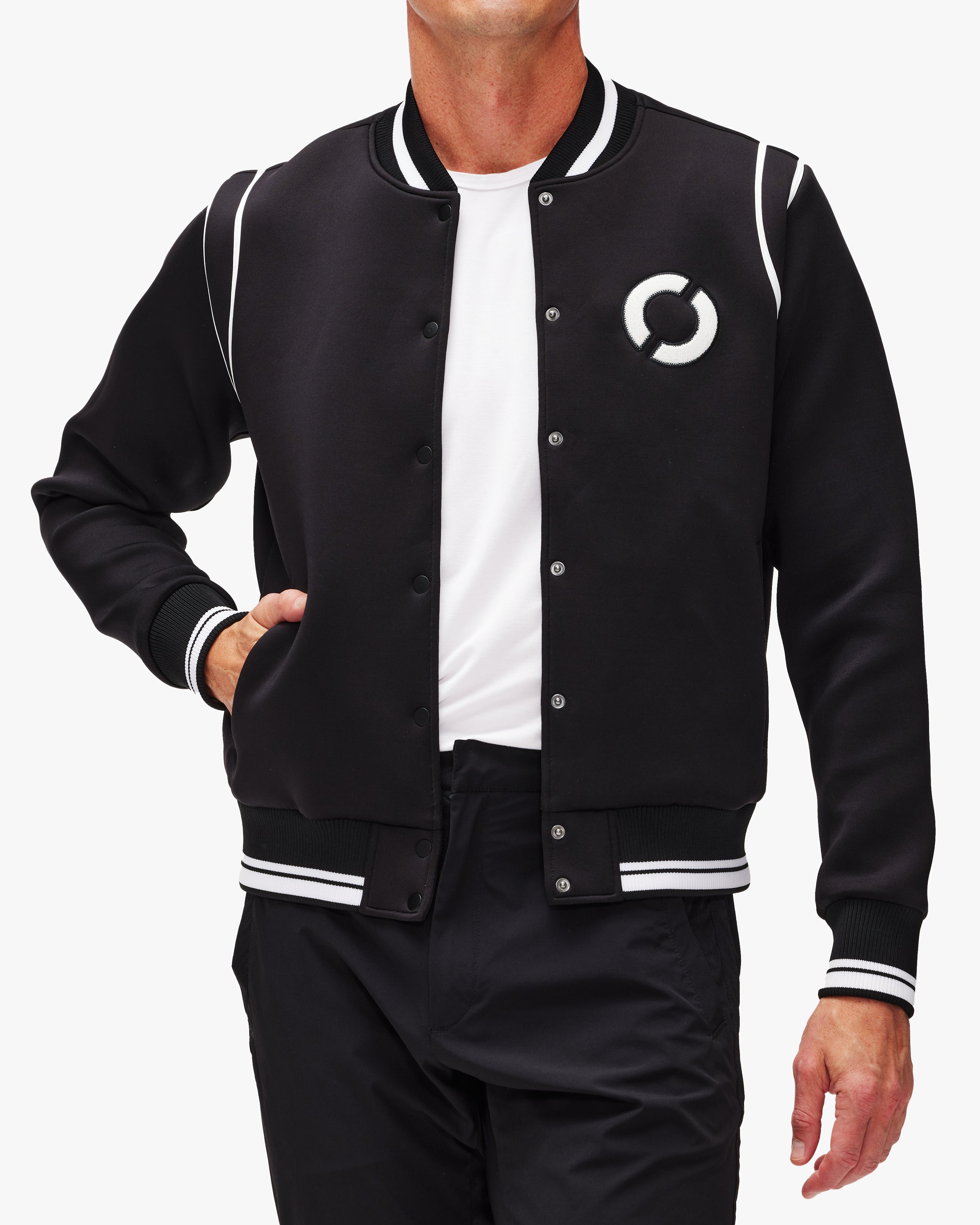 Equinox Varsity Jacket for Men & Women | Classic Letterman Jacket with Ribbed Collar & Cuffs | Perfect for School, Sports & Casual Wear