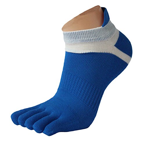 Men's Toe Socks for Running & Sports - Breathable Mesh Finger Socks (1 Pair) - Perfect for Marathon, Gym Workouts & Outdoor Activities