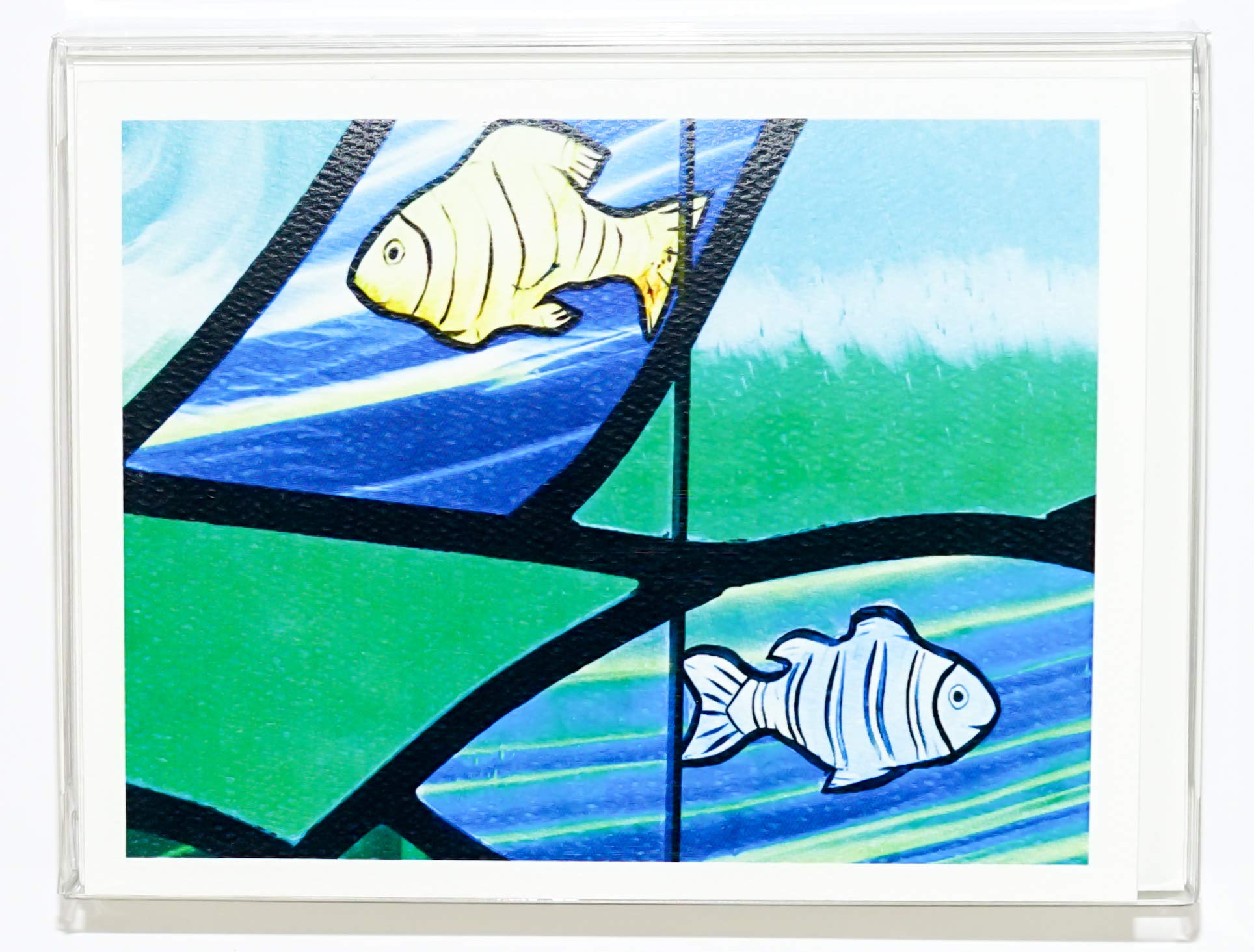 Handmade Stained Glass & Mosaic Tile Photography Note Cards - Boxed Set of 16 Blank Greeting Cards (4.25x5.50 Inches) with 18 Textured Envelopes - Perfect for Thank You, Birthday, Get Well, Easter, Mother's Day & Friendship - Made in USA | Ideal for Special Occasions, Wedding Favors & Thoughtful Gifts