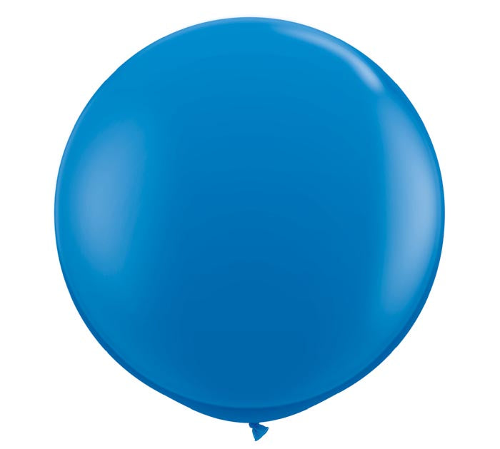 3 Foot Large Round Dark Blue Balloon for Party Decorations, Birthday Celebrations, and Special Events